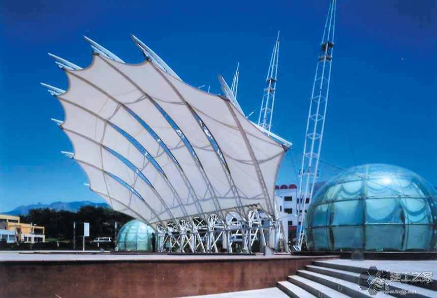 乌海车棚膜结构网架